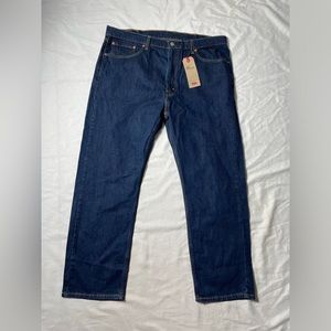 NWT Levi’s 505 Regular Fit straight leg Blue denim jeans men’s size 40 x 30